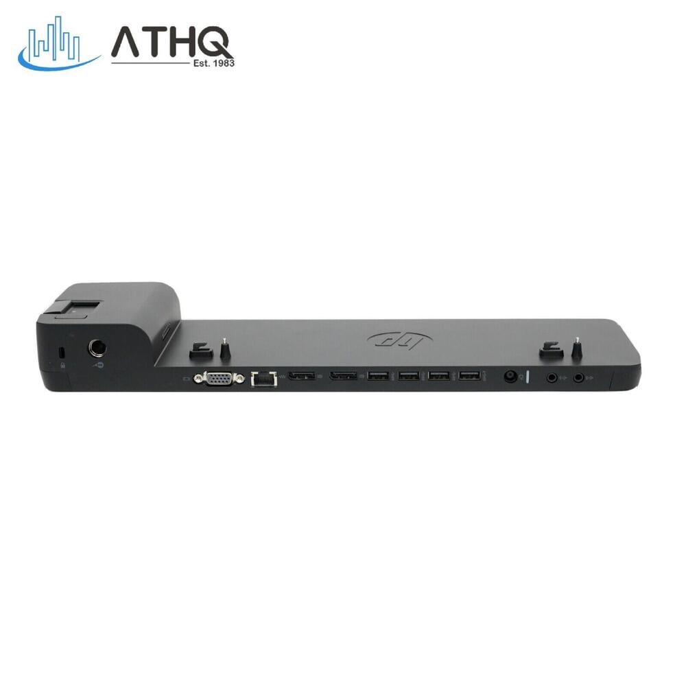 HP 2013 UltraSlim Dock Laptop Computer Display Audio Docking Station USB 3.0